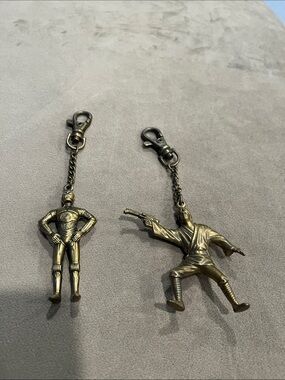 Vintage Luke Skywalker / C-3PO 1995/1996 LFL die cast Key Chain